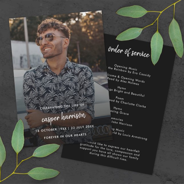 Funérailles modernes | Programme de célébration de (Créateur téléchargé)