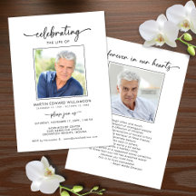 Funeral Celebration of Life Photo Memorial