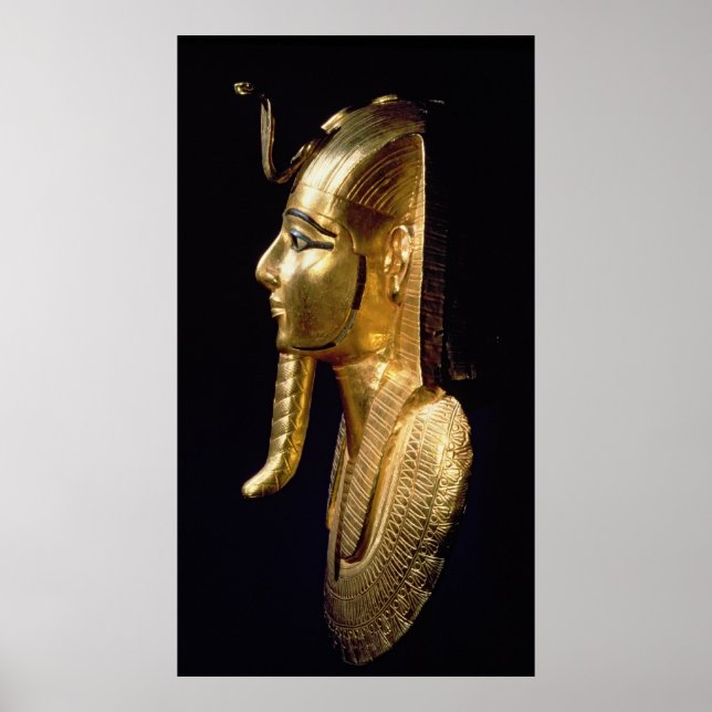 Funerary mask of Psusennes I Poster (Vorne)