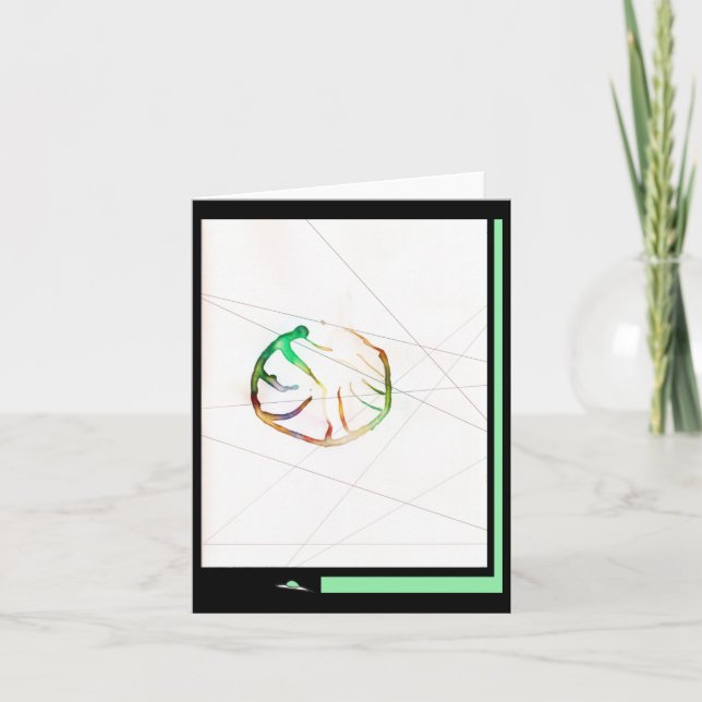 Fünf Aufkleber Karte (Vorderseite)