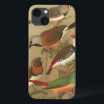 Fünf bunte Tier-Vögel auf einem Zweig Case-Mate iPhone Hülle<br><div class="desc">Cassel Plakaters Kunst ist sehr charakteristisch. Dieses Gemälde von fünf tropischen Vögeln ist farbenfroh und eignet sich perfekt für Vogelliebhaber. Wählen Sie dieses Bild noch heute auf Ihrem Produkt aus.</div>