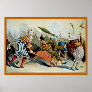 Fünf Clowns Poster