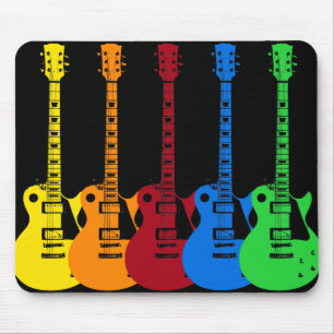 Fünf E-Gitarren Mousepad