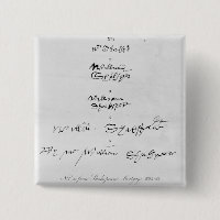 Fünf echte Autogramme von William Shakespeare