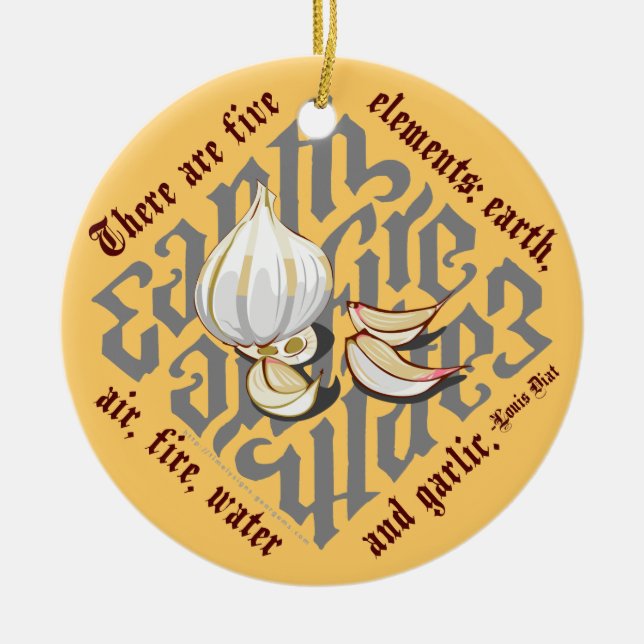 Fünf Elemente Keramikornament (Vorne)