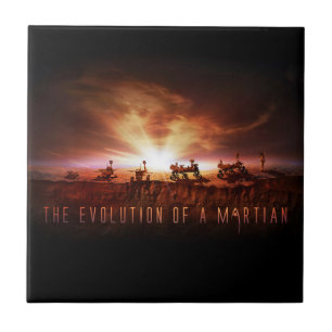 Fünf erfolgreiche Mars Rovers Fliese