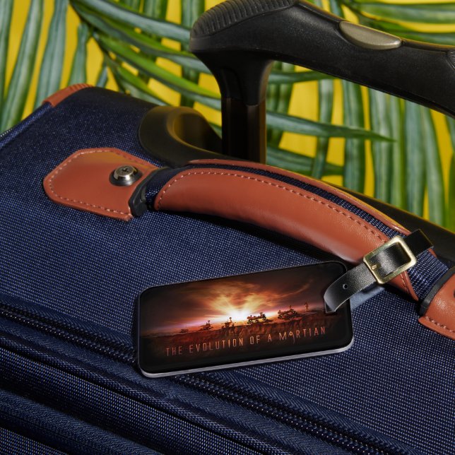 Fünf erfolgreiche Mars Rovers Gepäckanhänger (Vorderseite Insitu 3)