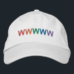 Fünf farbige Regenbogenbriefe personalisierbarer N Bestickte Baseballkappe<br><div class="desc">Diese fünf farbenfrohen Buchstaben in Regenbogenfarben (Fuchsia,  Orange,  Grün,  Blau und lila) sind anpassbar. Sie können jeden Buchstaben ändern,  indem Sie ihn anpassen,  sodass Sie einen bunten Fünf-Buchstaben-Namen oder ein Wort Ihrer Wahl haben.</div>