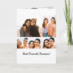 Fünf-Foto-Collage-Best-Friends-Feierkarte Einladung