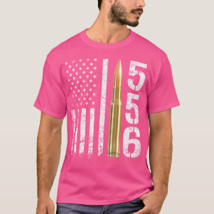 Fünf Fünf-Sechs-Gun-Ammo-Bullet 56mm Caliber Ar15 T-Shirt