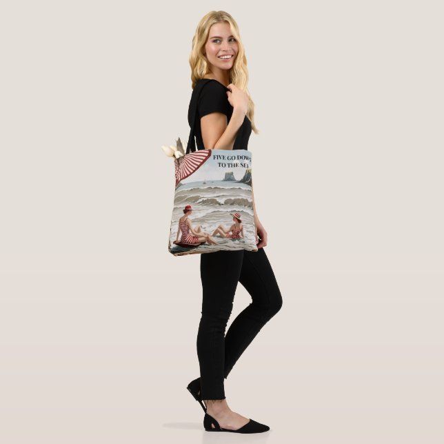 Fünf gehen hinunter zum Meer Tasche (Am Model)