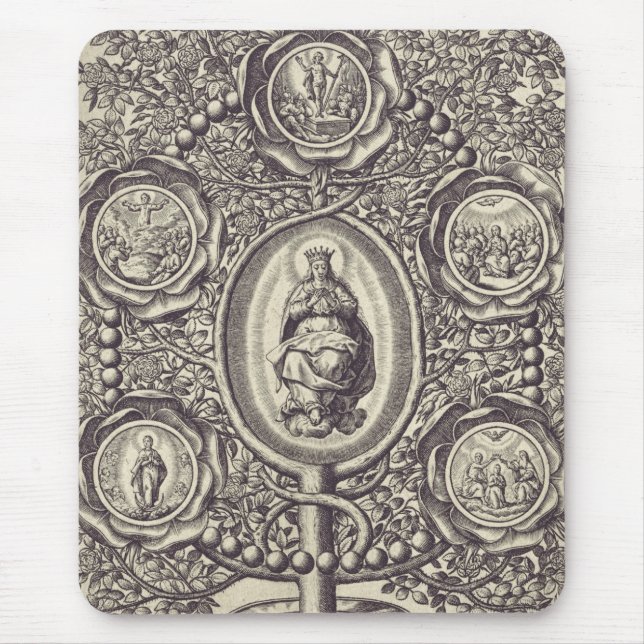 Fünf glorreichen Geheimnisse Mousepad (Vorne)