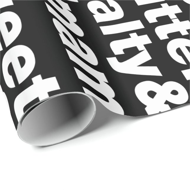 Fünf Grundgeschmacksrichtungen Geschenkpapier (Rolleneckpunkt)