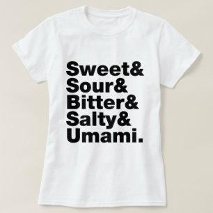 Fünf Grundgeschmacksrichtungen T-Shirt