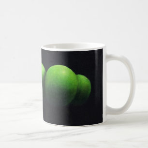 Fünf grüne Äpfel Kaffeetasse