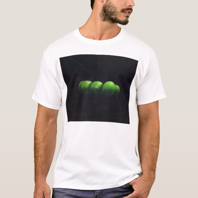 Fünf grüne Äpfel T-Shirt (Vorderseite)