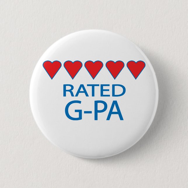 Fünf Herz G-Pa Button (Vorderseite)