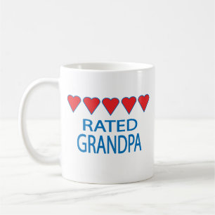 Fünf Herz Großvater Kaffeetasse