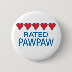 Fünf Herzen PawPaw Button