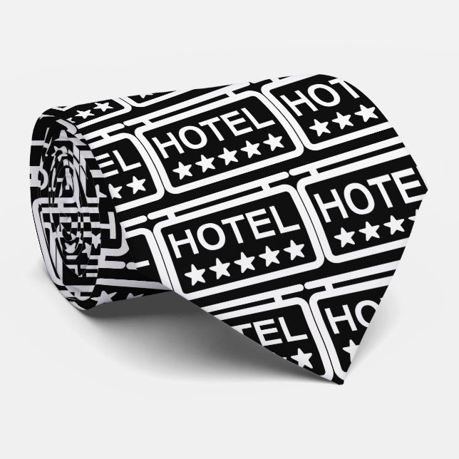 Fünf Hotel-Symbol Krawatte (Gerollt)