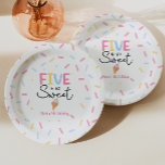 Fünf ist so süße Eiscreme 5. Geburtstagsparty Pappteller<br><div class="desc">Dies sind fünf ist so süß Eis Creme 5. Geburtstag Party Papier Teller!</div>