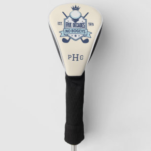 Fünf Jahrzehnte ohne Bogees Personalisiert Golf Headcover