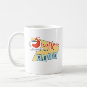 Fünf Kaffees und eine Tasse für Bücher (11oz)
