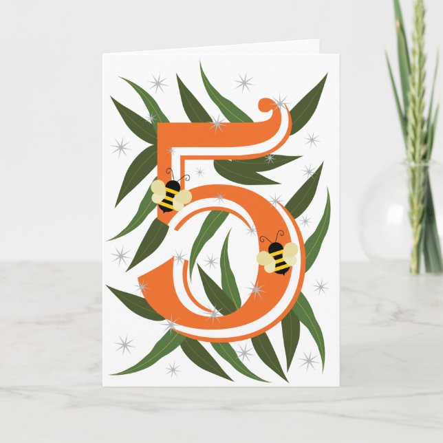 Fünf Karte (Vorderseite)