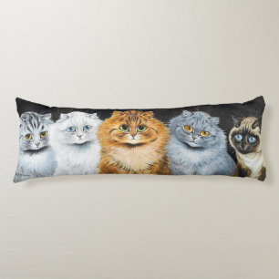 Fünf Katzen, Louis Wain Seitenschläferkissen