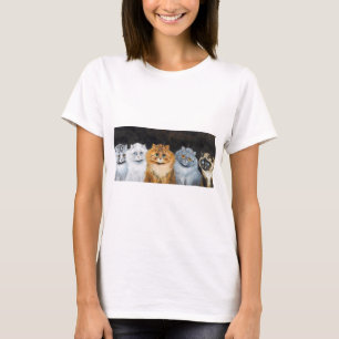 Fünf Katzen, Louis Wain T-Shirt