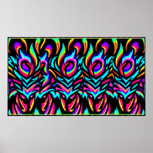 Fünf - Ken Gage Abstrakt Poster