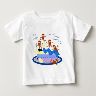 fünf kleine Affen Baby T-shirt