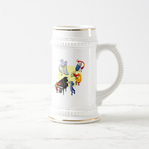 Fünf Kokopelli-Band Bierglas