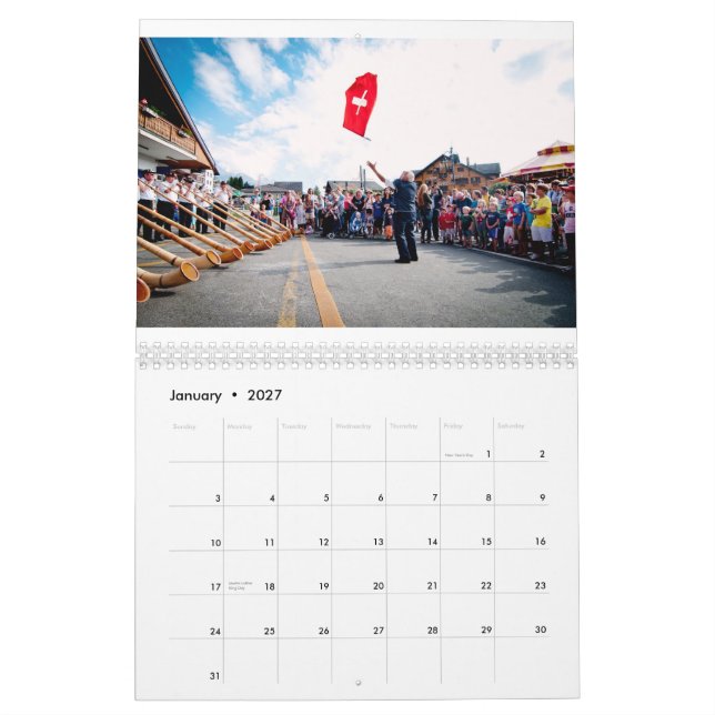 Fünf Kontinente durch Patrick Niddrie Kalender (Jan 2027)