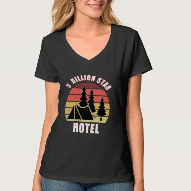 Fünf-Milliarden-Sterne-Hotel T-Shirt (Vorderseite)