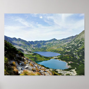 Fünf polnische Teiche Tal, Tatra Poster