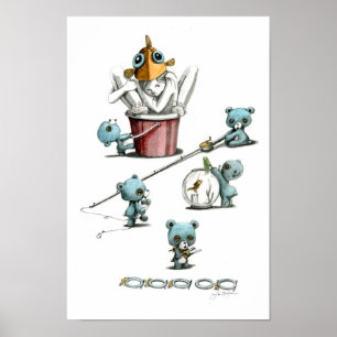Fünf Poster