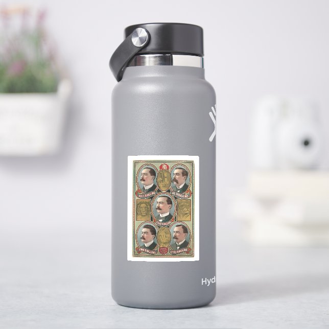 Fünf Ringling Brothers Büstenportraits Aufkleber (HydroFlask)