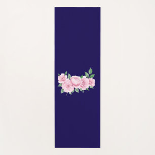 Fünf rosa Rosen Yogamatte