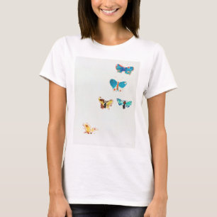 Fünf Schmetterlinge, Redon T-Shirt