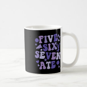 Fünf Sechs Sieben Aß Cheer Cheerleaderin Frau Mädc Kaffeetasse