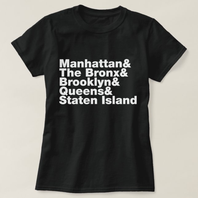 Fünf Städte ~ New York City T-Shirt (Design vorne)