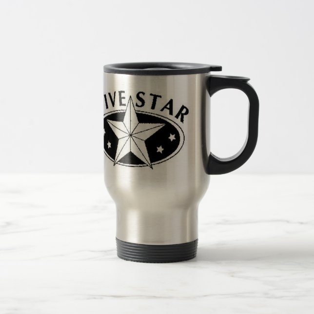Fünf Stern-Tasse Reisebecher (Rechts)