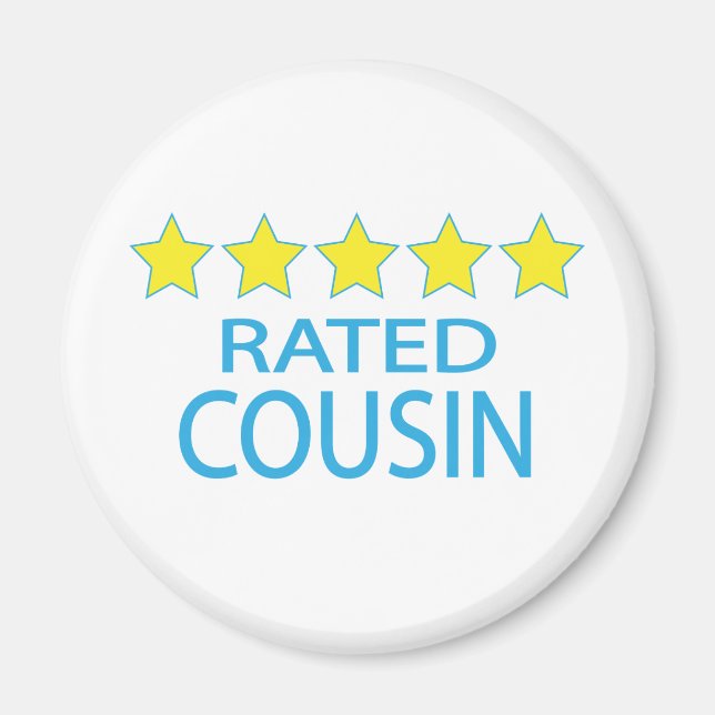 Fünf-Sterne-Cousin Magnet (Vorne)
