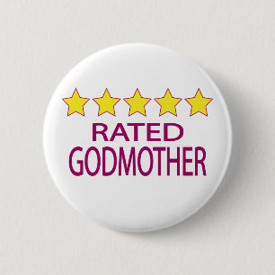 Fünf Sterne Godmutter Button