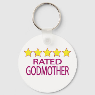 Fünf Sterne Godmutter Schlüsselanhänger
