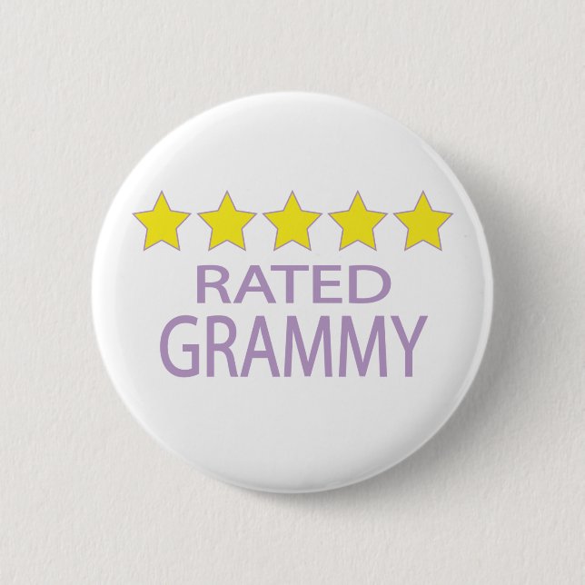 Fünf-Sterne-Grammy Button (Vorderseite)