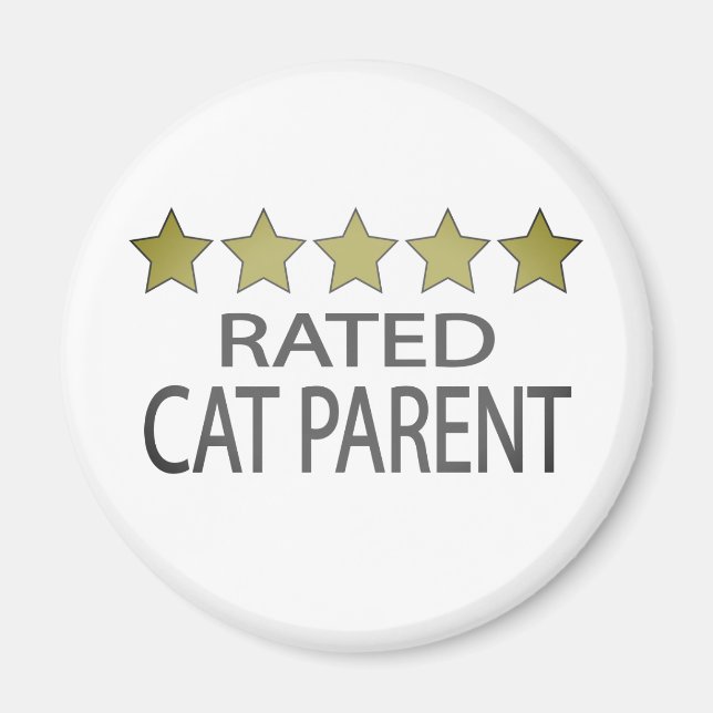 Fünf-Sterne-Katze Magnet (Vorne)