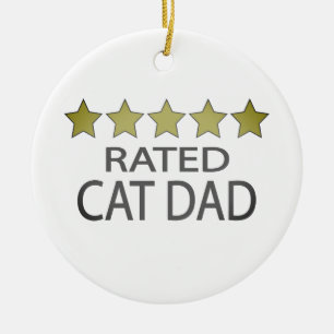 Fünf-Sterne-Katze-Vater Keramik-Schmuck Keramik Ornament