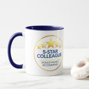 Fünf-Sterne-Kollegin, Workmate Gift, Review Tasse